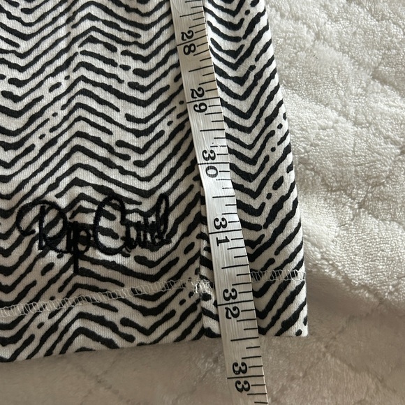 Rip Curl Black and White Chevron Printed Long Sleeve Dress Size Large - Picture 7 of 7